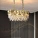 Candelabru Lorette Dining Gold 80x30, 14 surse de iluminare