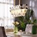 Candelabru Lorette Dining Gold 80x30, 14 surse de iluminare